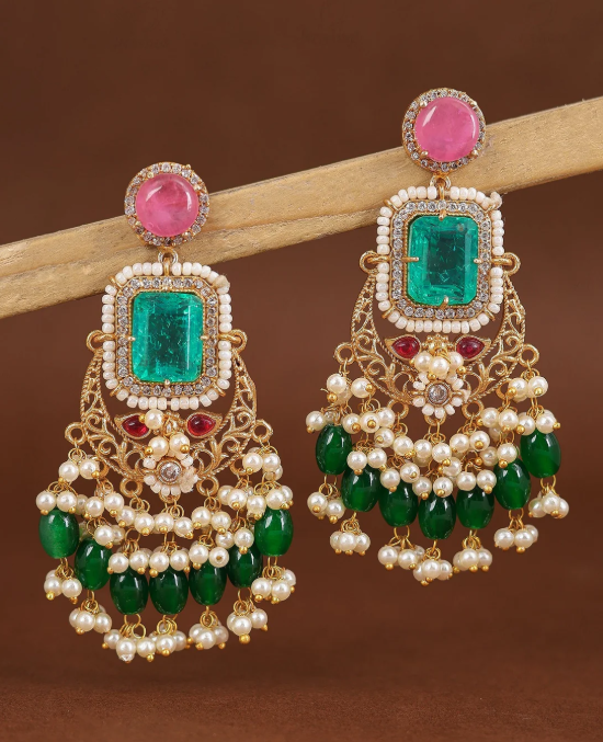 Radha Elegance Dangler Earrings
