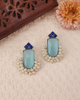 Pastel Jhumka & Pearl Earrings Combo for Women | Set of 2