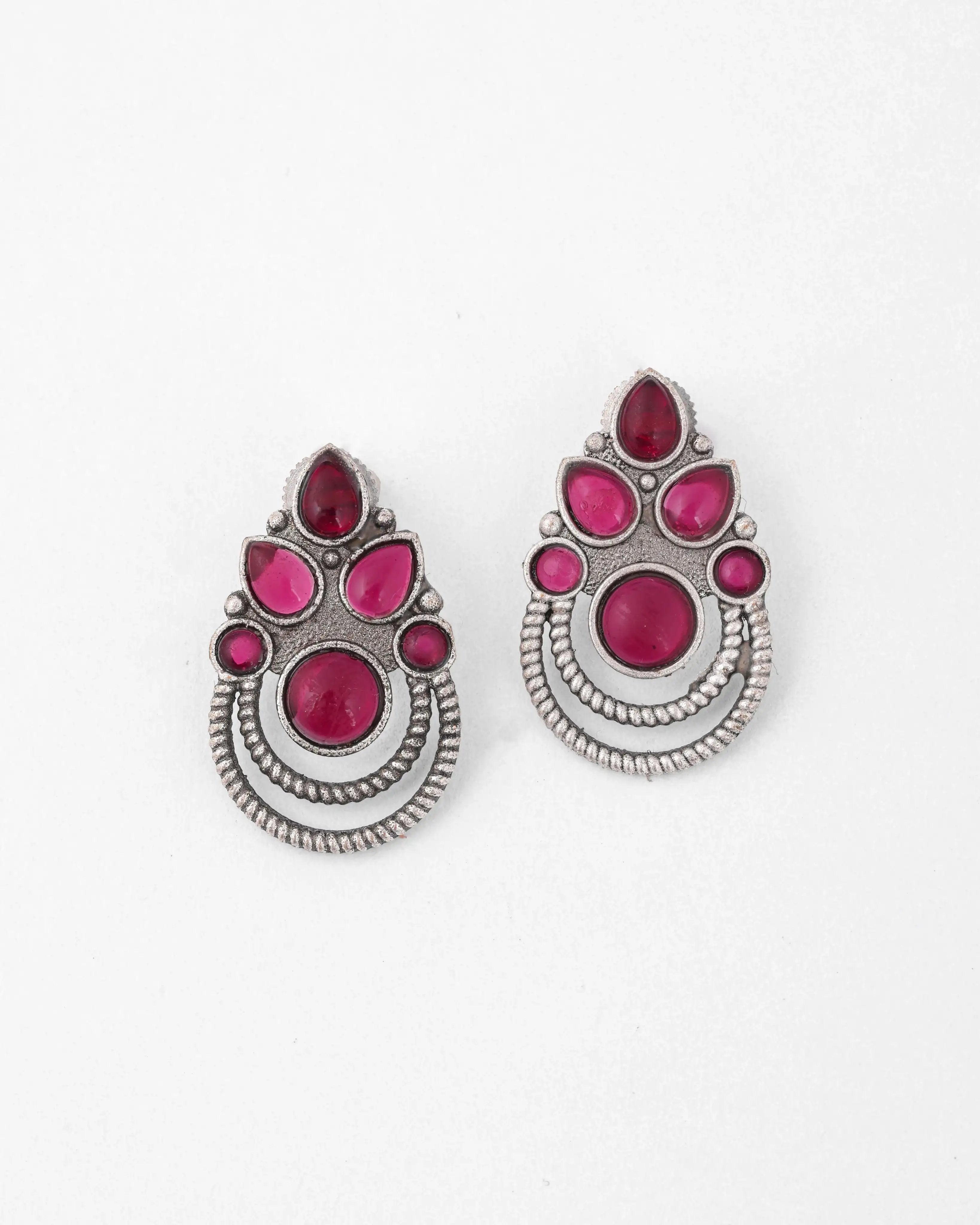 New Ruby Stud Earrings