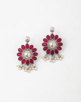 Gulabi Pushp Jhumkas