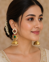 Heritage Gold Large Jhumkas