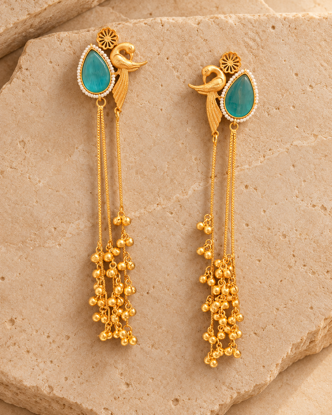 Kashmiri Long Jhumka Earrings for Women