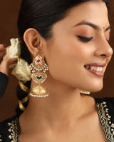 Premium Traditional Gold Jhumkas